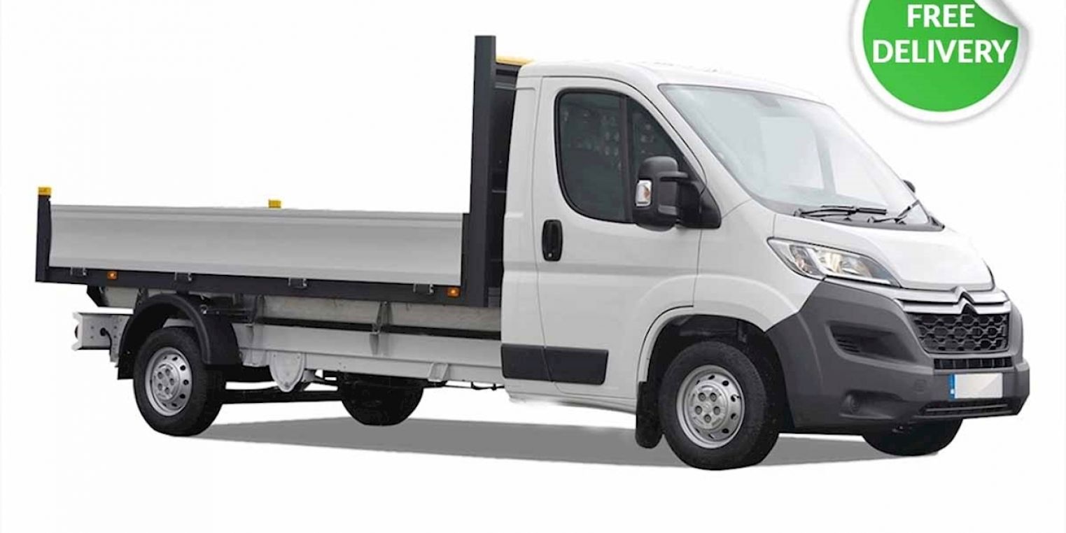 Citroen E-Relay Dropside vs. Volkswagen E-Crafter Dropside